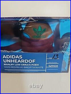 Adidas Unheardof Erika's Poem Rivalry Low Blue Box Men's Size 13 New