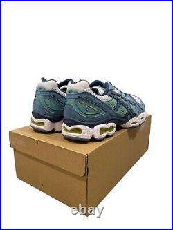 Asics Gel-Nimbus 9 (Mens Size 10) Casual Running Shoe White Blue Gray Sneaker