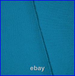 Aw44t Dp. Turqoise Blue High Quality 12oz Thick Cotton 3D Box Seat Cushion Cover