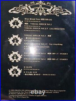 Blue Blood Tour Visual Shock Dvd Box 1989-1992 Vol. 2 3 & 4 mISSING Vol. 1