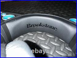 Brookstone Blue Cat Ear Headphones With Speakers Axent Wear In Box Case Mic