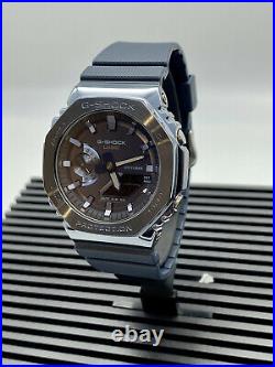 Casio G-Shock Analog/Digital Metal-Clad Blue Watch GM2100N-2A