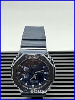 Casio G-Shock Analog/Digital Metal-Clad Blue Watch GM2100N-2A