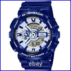 Casio G-Shock Blue Resin Unisex Watch GA-110BWP-2ADR-P