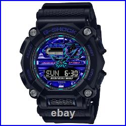 Casio G-Shock Digital-Analog Black/Blue Watch (GA900VB-1A)