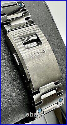 Casio G-Shock MR-G MRG-B5000BA-1DR Black DLC Titanium Blue ION Plated Bracelet
