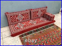 Cushion pillows Lounge Couch Sofa Corner Cover Sheet Set 4 pcs Arabic Ottoman