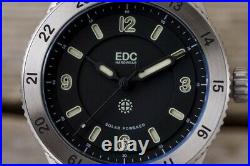 EDC Hardwear EDC1-B Bracelet Solar Watch 100 Meters Sapphire