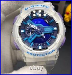 Hot selling fashion GA-110 Casio G-SHOCK with lights-White Blue in Box