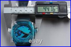 MINT IN BOX CASIO G-Shock GM2140GEM-2AER Blue Stainless Steel Case 200m Divers