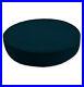 Mf63r Deep Teal Blue Thick Microfiber Velvet 3D Round Seat Cushion Cover Custom