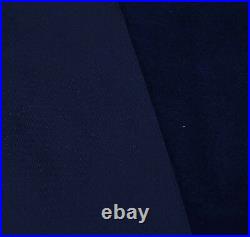Mf67r Navy Blue Thick Microfiber Velvet 3D Round Seat Cushion Cover Custom Size