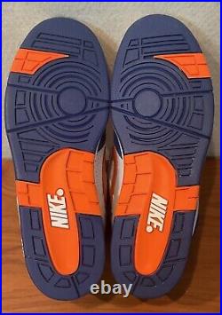 Nike Air Force 2 New York Knicks White/Blue/Orange 624006 181 10M VNDS NO BOX