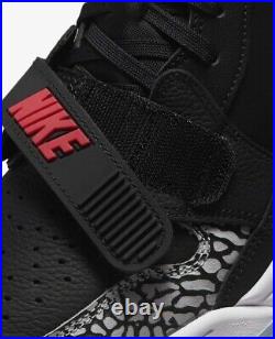 Nike Air Jordan Legacy 312 Low Chicago Flag Black Blue Red CD7069-004 Men's Size