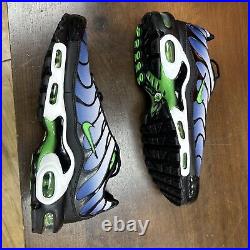 Nike Air Max Plus Deep Royal Scream Green DX4326-001 sz 10.5 Box No Lid