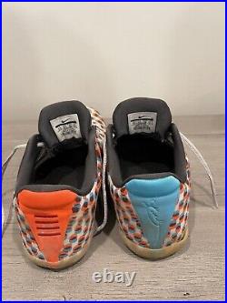 Nike Kobe 11 XI Low 3D Gray Crimson Orange Blue Size 9.5 836183-084 (No Box)
