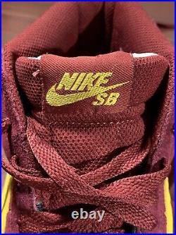 Nike SB Blazer USC Color Style Red/Yellow 310801-671 Size 12 Blue Box