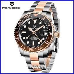 PAGANI DESIGN PD-1662 Luxury GMT Men Mechanical Wristwatch Sapphire Glass watch