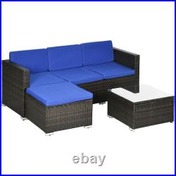 Patio Furniture with Sof Cushions, Corner Sofa Sets