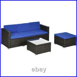 Patio Furniture with Sof Cushions, Corner Sofa Sets