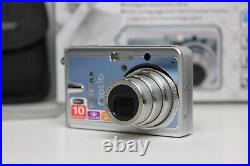 Pentax Optio S10 10.0 MP CCD Sensor Digital Camera Bundle Rare Blue Boxed EUC