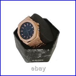 Sale Casioak Casio G-Shock mod GA2100 watch Rose Gold AP Royal Oak Full Watch
