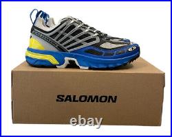 Salomon ACS PRO Mens Sz 9.5-12 Casual Trail Running Shoe Blue Hiking Sneaker NEW