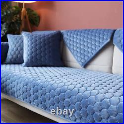 Solid Color Non-slip Sofa Cover Soft Sofa Cushion Towel Room Slipcovers Covers