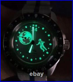 Vostok New Luna Dude / CosmoDiver 24-hour amphibian wristwatch 2431.12 14039B